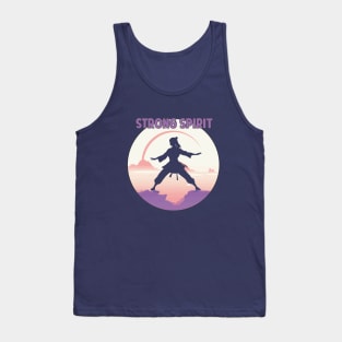 Strong Spirit Girl Silhouette Tank Top